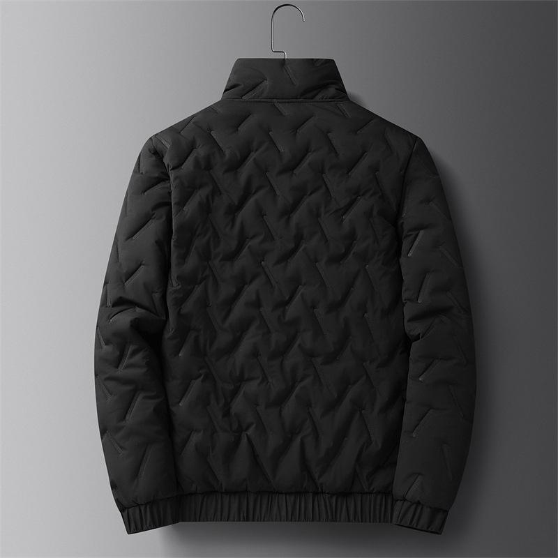 Men's Winter Windproof Fleece Lined Jacket Warm Breathable Zip-Up Sherpa Lined Coat Comfortable Long Sleeve Casual Jackets for Men Plus Size M-8XL