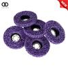 10 Pack 4-1/2" × 7/8" Strip Discs Stripping Wheel for Remove Scaling Purple New