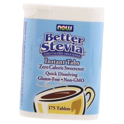 

Розчинні пігулки Стевії, Better Stevia Instant Tabs, Now Foods 175таб (05128001) 175tab