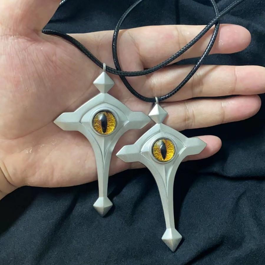Identity Alva V Lorenz Eye Pendant Necklace With Alloy Geometric For Daily