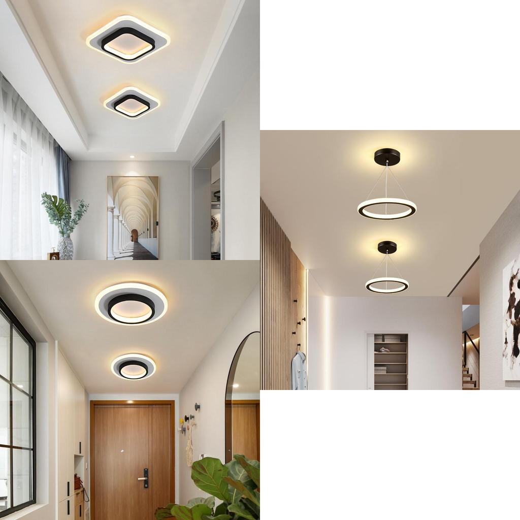 Modern Minimalist Led Ceiling Light For Hallways And Entryways With Creative Nordic Design