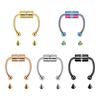 Magnetic Titanium Steel Fake Horseshoe Nose Ring - Non-Piercing Jewelry