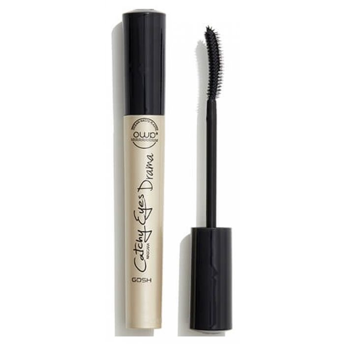 Mascara - GOSH COPENHAGEN - Catchy Eyes Drama - Noir - Non Waterproof - Application Zigzag