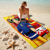1Pc Fireman Sam'S Rescue Mission Beach Towel, Quick Dry, Multi-Use for Beach Pool Gym Yoga Home Travel, Christmas, Halloween, Xmas Gift M928518