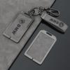 New Grey Leather Car Key Case Cover For BMW 1 3 5 7 8 Series X1 X3 X5 X6 X7 F30 G20 F34 F31 G30 G01 F15 I3 M4 535le Accessories