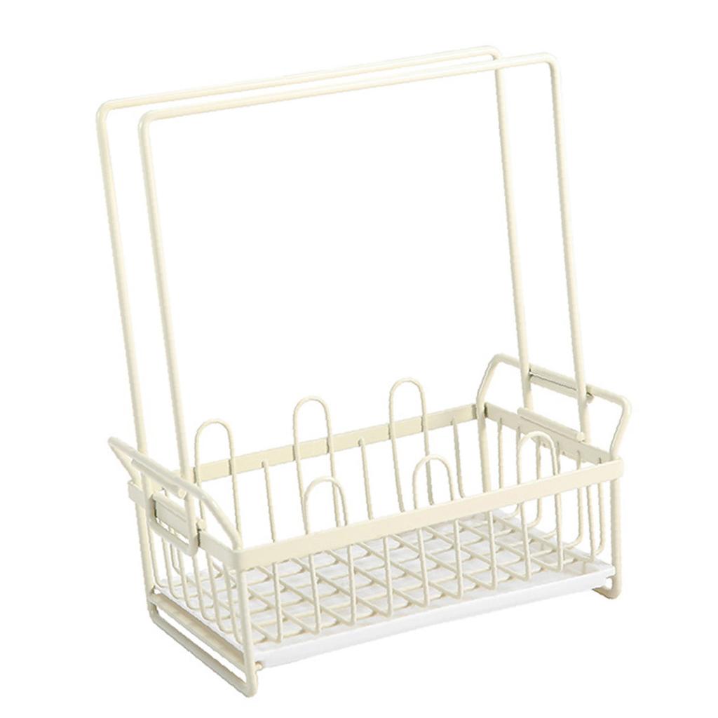 Sponge Rag Rack Dishcloth Drying Rack Sink Faucet Detergent Sponge Holder   for Kitchen Countertop