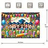 Graduation Celebration Illustration, Multipurpose Banner, Romantic Style, Suitable for Photography and Event Decoration