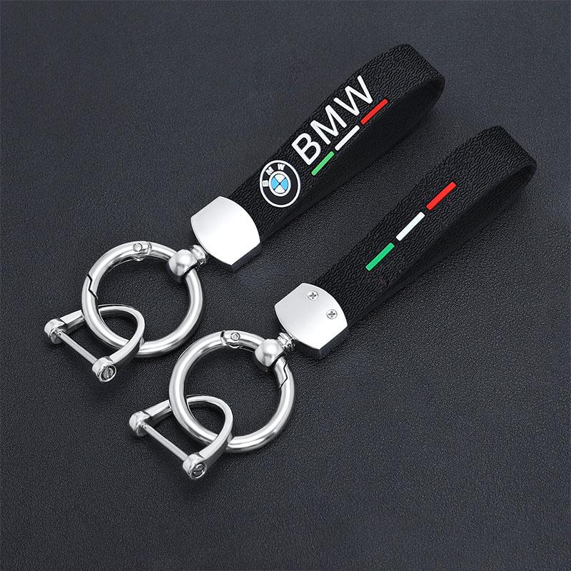 Leather Car Keychain Pendant Keyring Gifts For BMW M Performance F30 E90 E46 F10 E60 G30 F20 X5 E70 E39 E36 X3 X7 Accessories bzbf85