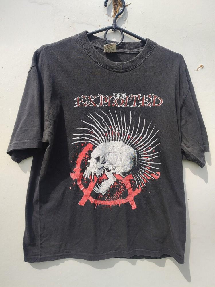 Rare The Exploited band Rare design basic black Unisex T shirt S-5XL Unisex T-Shirt XXXL