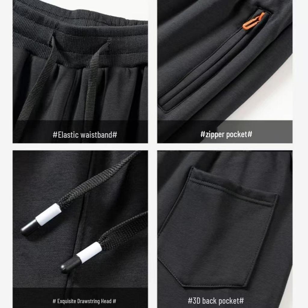 Men's Cotton Loose Fit Joggers with Cuffs - New Spring & Autumn Casual Sweatpants
