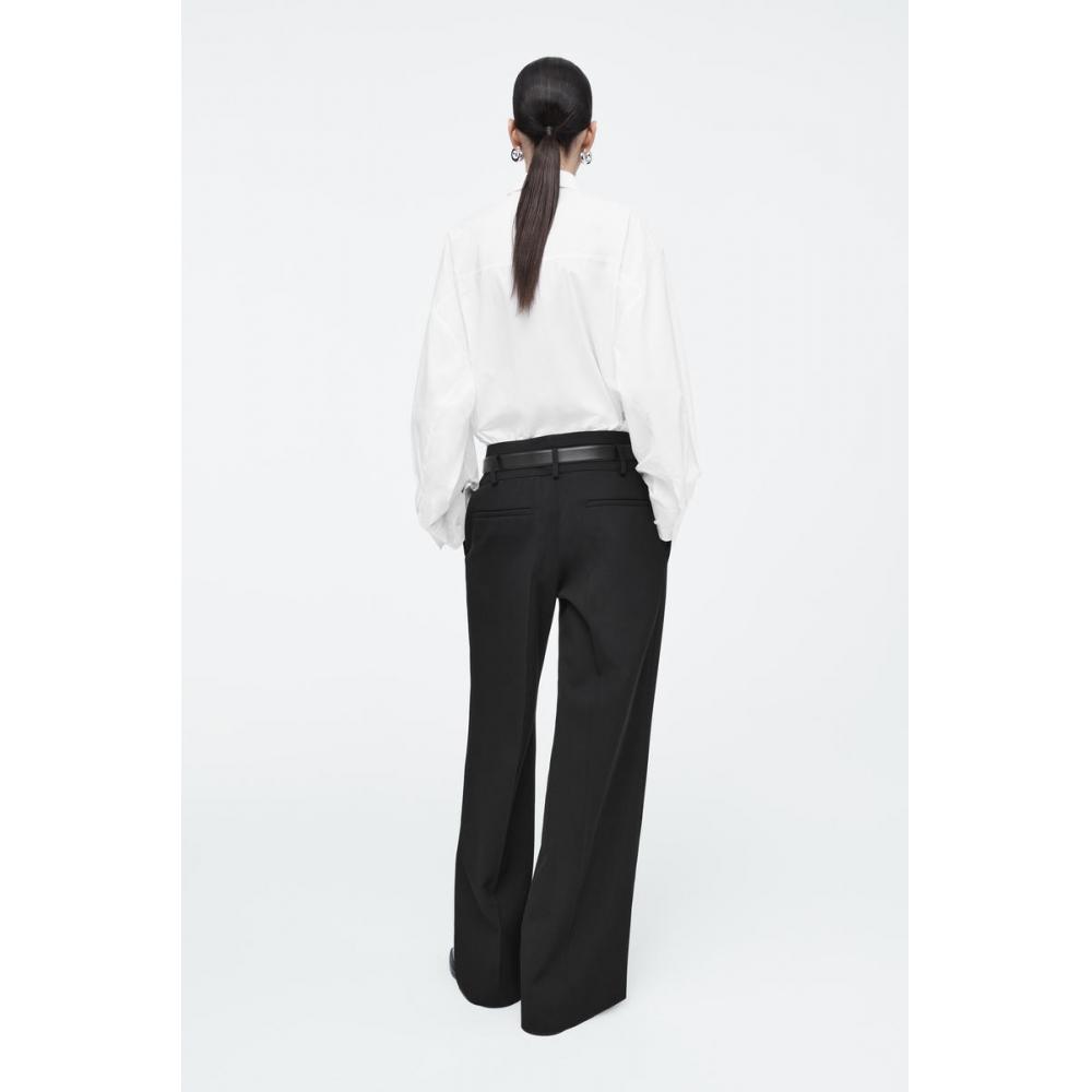 

Cos Japan Tailored Wool Blend Twill Pants Black/36P