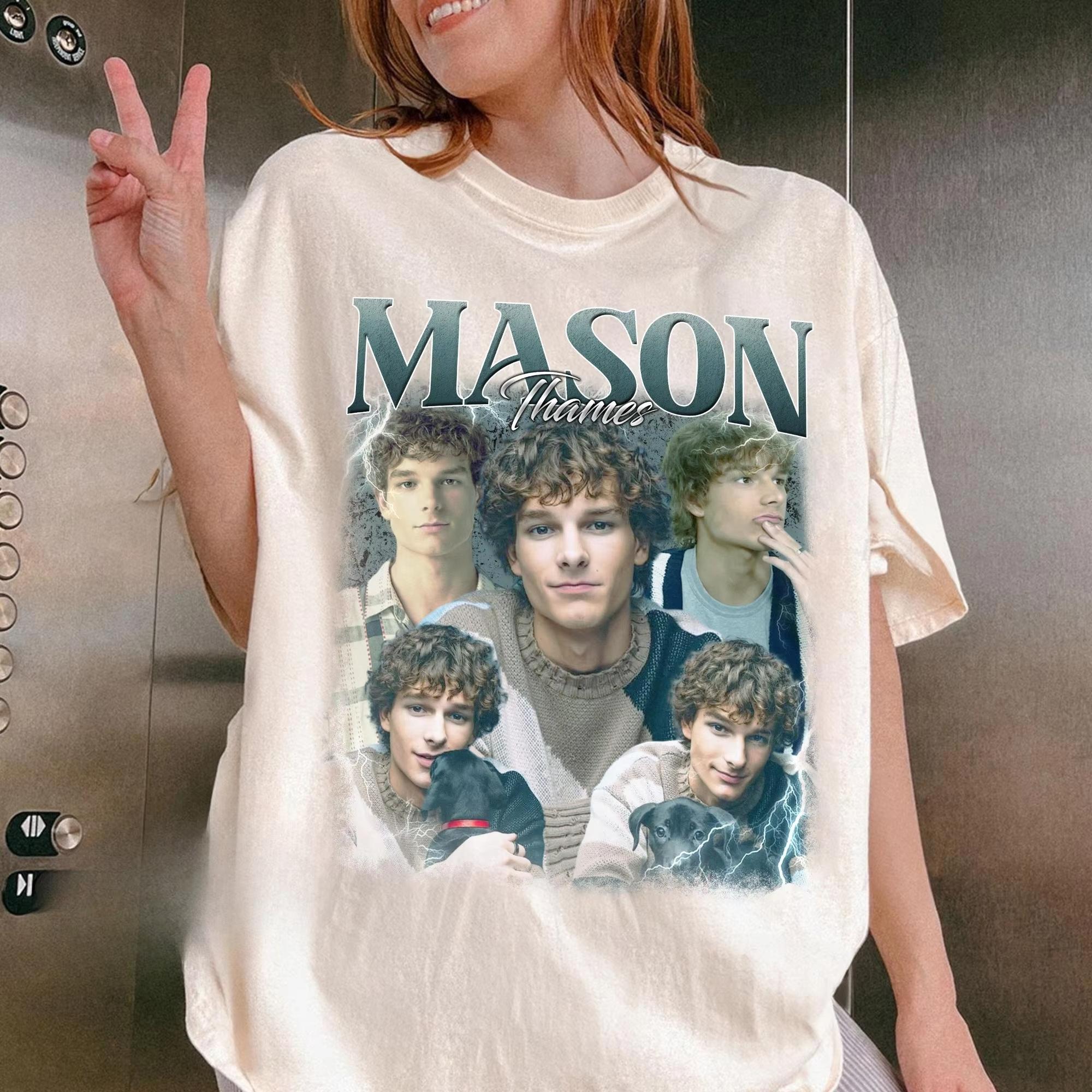 

Mason Thames Printed Womens Tshirt SpringSummer Fashion Trend Top Neutral Round Neck Short Sleeve Tshirt 4XL