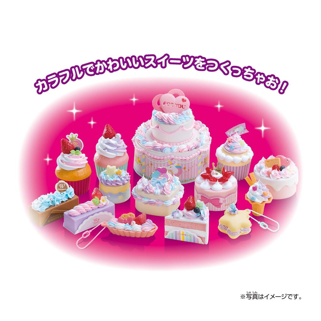 Whipple Cream Set Sold Ages 8 and Pastry Making Epoch Whipple (2-bottle (Milk/Strawberry) Separately) W-138, Up, Decoration, Toy,