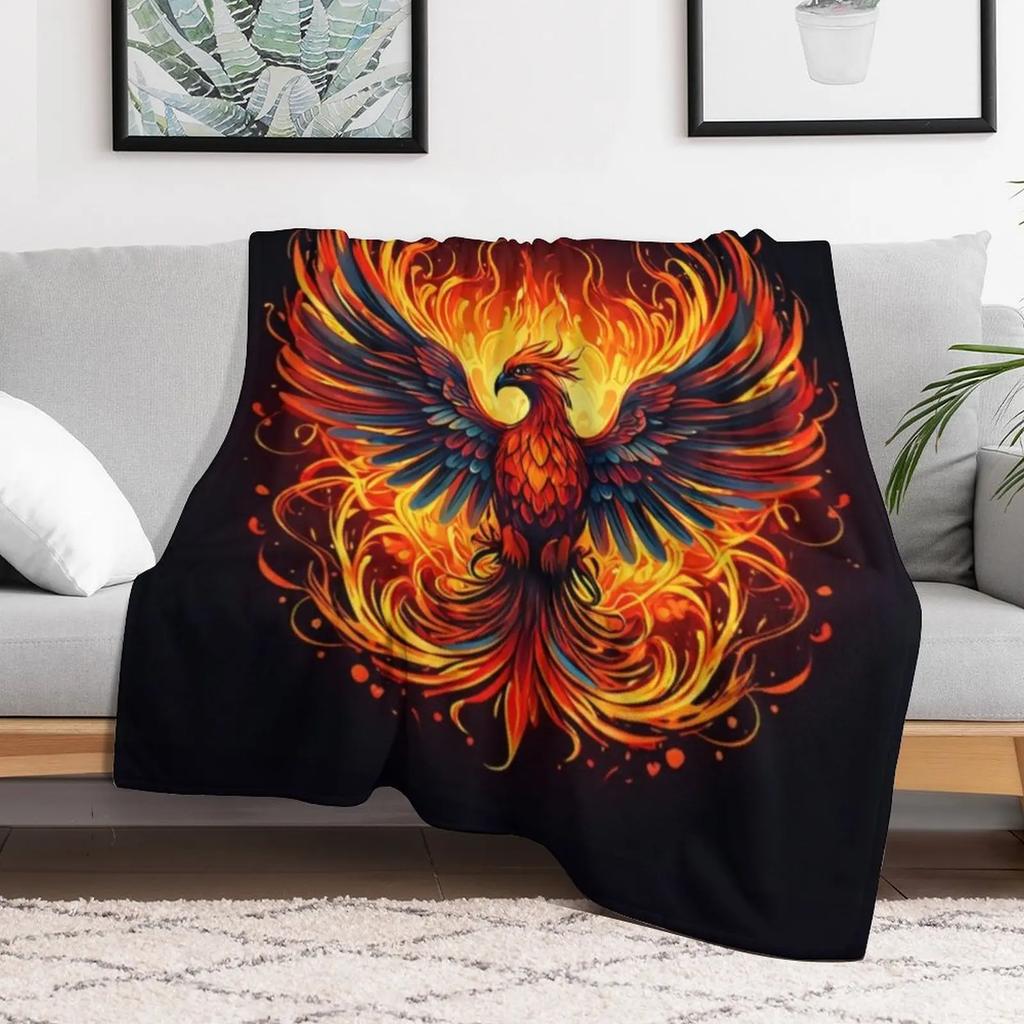 Phönix Decke Flauschig Bett Modisch Sommer Flanellstoff Decken Decken Für Sofas anime Decken