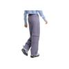 FILA Original Cotton Multi-Pocket Loose Solid Color Outdoor Cargo Pants Women pants Moon-Gray F51W449801F-DY