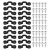 PATIKIL Kayak Pad Eyes, 12 Pack Nylon Deck Loop Bimini Boat Top Eye Strap