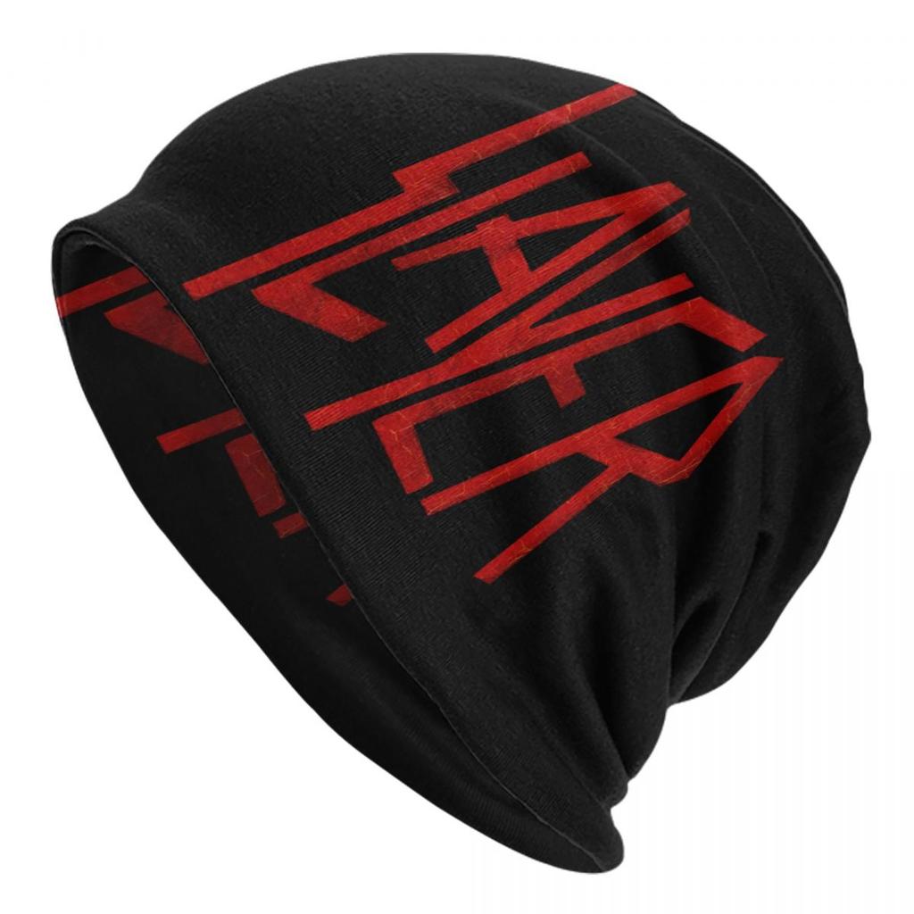 Custom Heavy Metal Rock Slayers Logo Bonnet Hat Knit Hats Unisex Women Hip Hop Unisex Band Winter Warm Beanies Cap