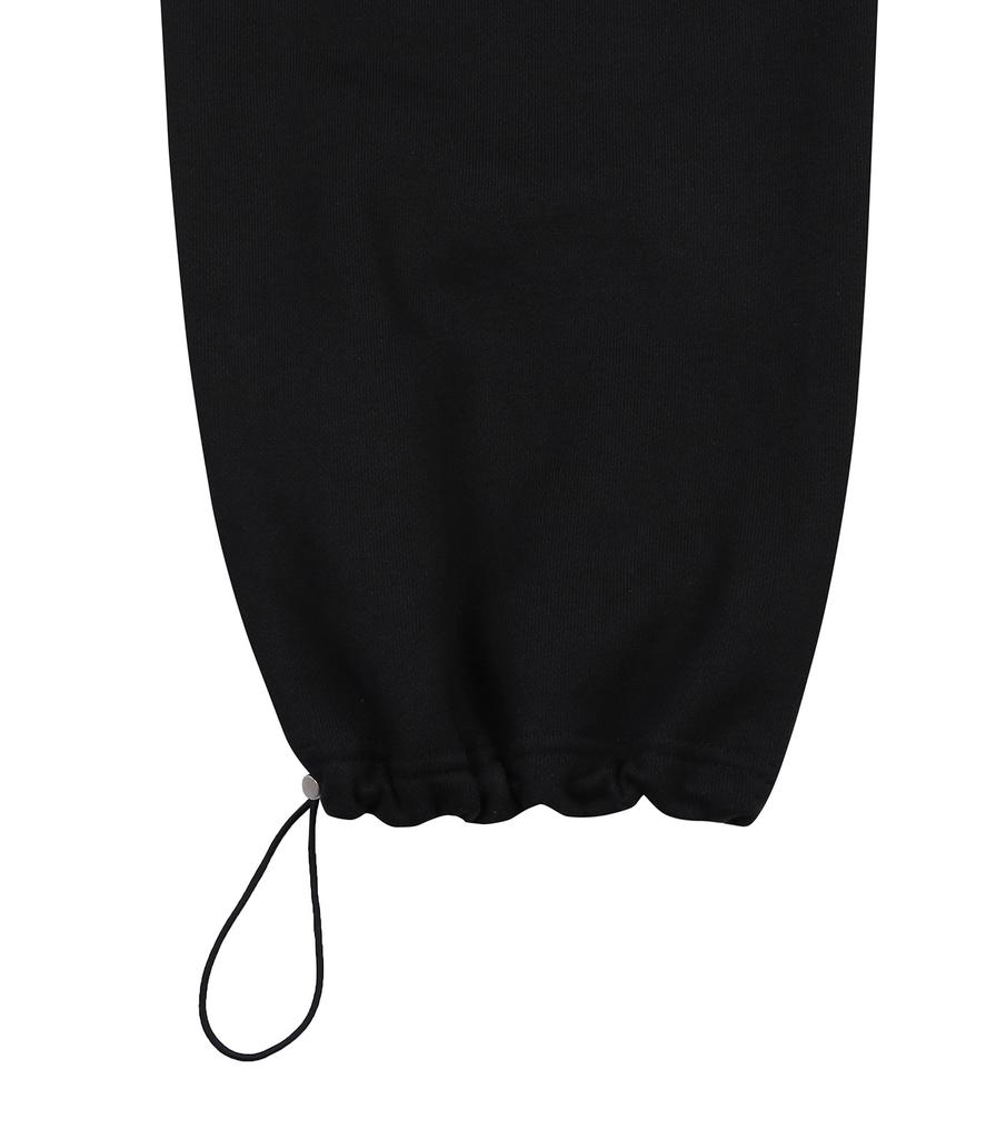Beulluing Blueing Pigment Glow Wide Sweatpants[Black]
