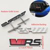 QPZF2 3D Metal Logo VRS Sticker Letters Emblem Car Front Grille Fender Side Trunk Badge For Skoda RS VRS Stickers Accessories