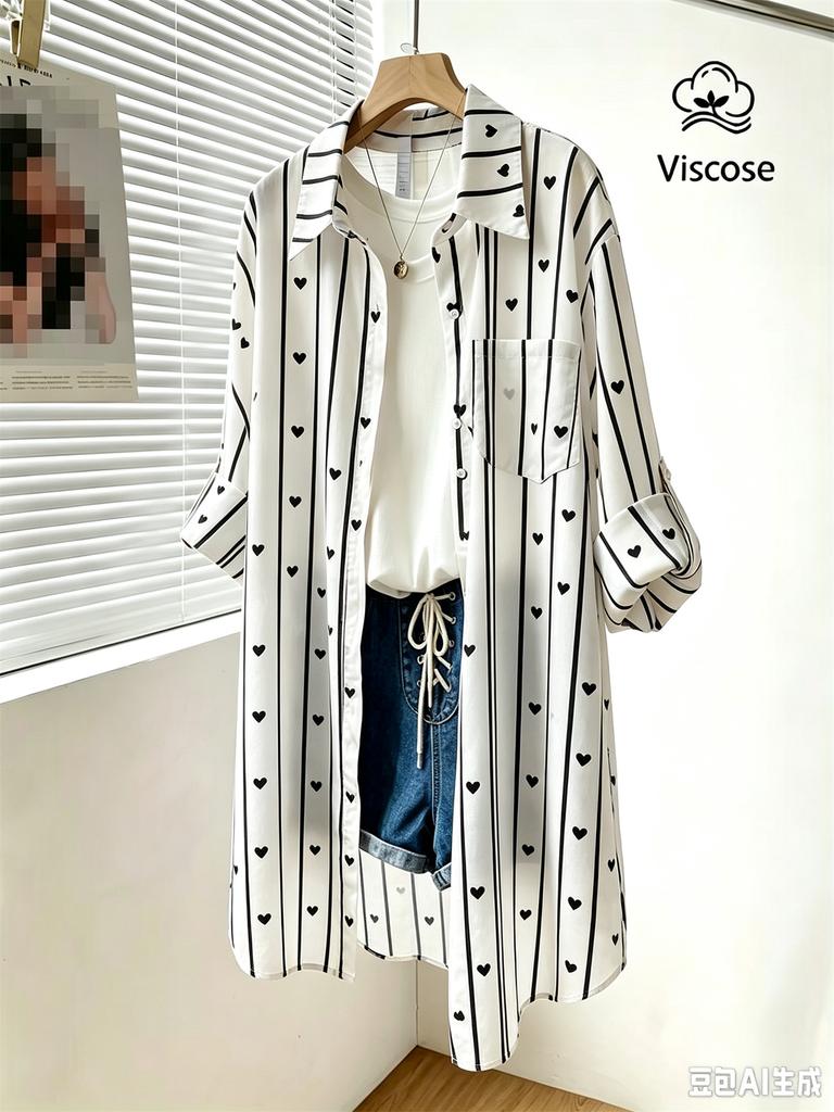 Spring and Autumn Style Casual Style Colorful Floral Botanical Print Design Lapel Button Long Sleeve Shirt