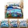 Çocuk Odası Dekorasyonu İçin Büyüleyici 3D Stitch Baskılı Lilo Stitch Nevresim Takımı