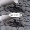 Practical Cobblestone Bath Mat Non-slip Thickened Shower Doormat Absorbent Soft Bathroom Floor Mat