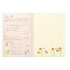 Midori Letter Set Roadside Floral Stationery Envelopes 20541006 20542006 "Happy Pattern" +