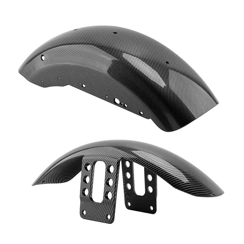 

Carbon Fiber Motorcycle Front Mudguard Rear Fender Splash Guard Cover For Harley Sportster Iron 1200 XL 883 XL1200 48 72 2004-up