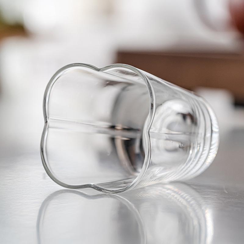 Japanese Style Glass Teacup Creative Handmade Kung Fu Tea Cups Chahai Heat-Resistant Transparent Small Teacup Drinkware New