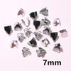 100pcs Stainless Steel 2-7mm Flat Cords Crimp End Beads Caps Clip Tip Fold for DIY Snake Chain Necklace Jewelry Making Findings