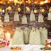 50 Pieces of Holiday Wedding Candy Bag Linen Bag Jewelry Display Storage Bag Small Drawstring Bag Wedding Gift Bag