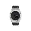 Casio Unisex Liquid Crystal/Analog Dual Display Series 44mm Black Watch GA-2100-1A1--