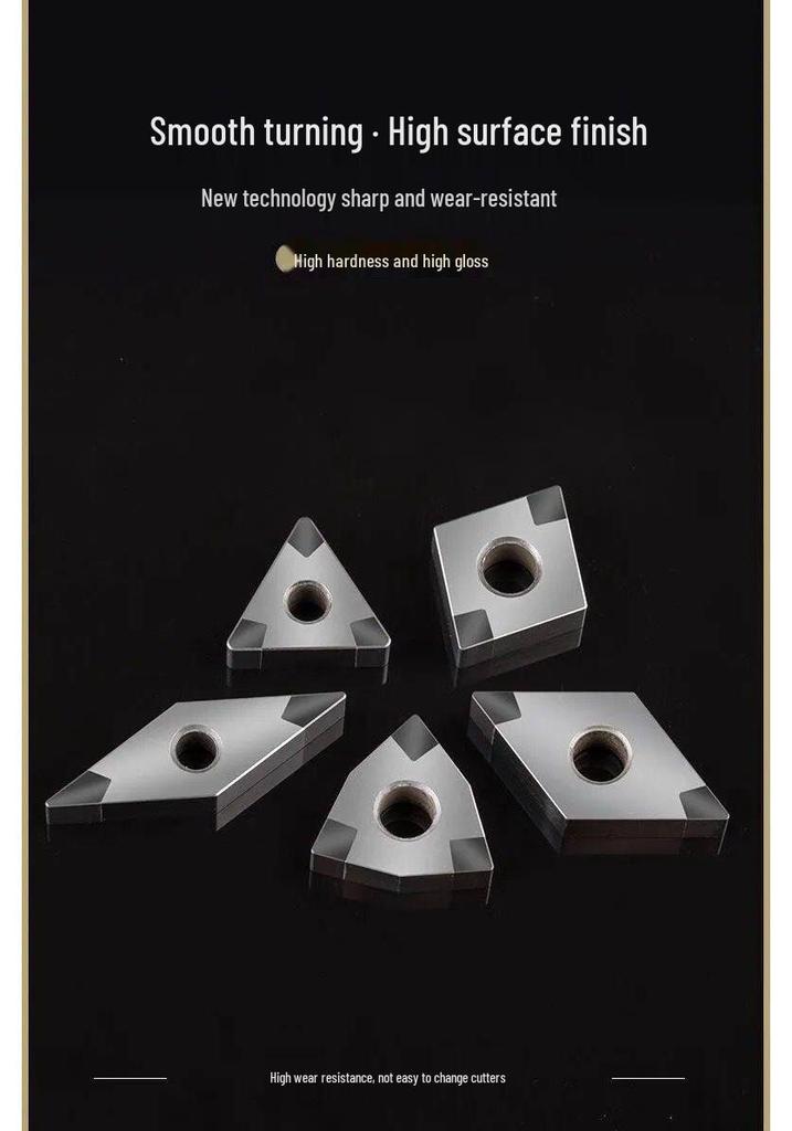 Diamond CNC Lathe Insert: CBN Superhard Steel Multi-Angle (TNMG, WNMG, VNMG, CNMG, SN)