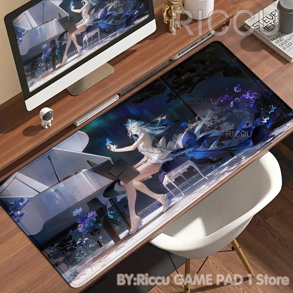 HD Anime Girls Gamer Wuthering Waves The Shorekeeper XXL Large Mouse Pad Non-slip Keyboard Desk Mat Mouse pad PC Accessories Mat