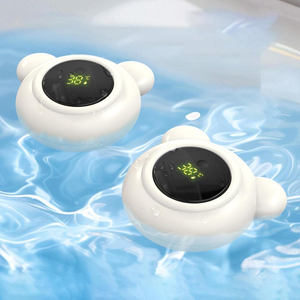 Touch Control Baby Bath Temperature Monitor LED Display Bath Sensitive Thermometer Baby Bathing Companion Cartoon Digital Meter