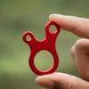 15pcs Tent Rope Buckles 3 Hole Camping Tent Wind Rope Buckle Aluminium Alloy Tensioner Tent Cord Rope Fastener Tighten Hook