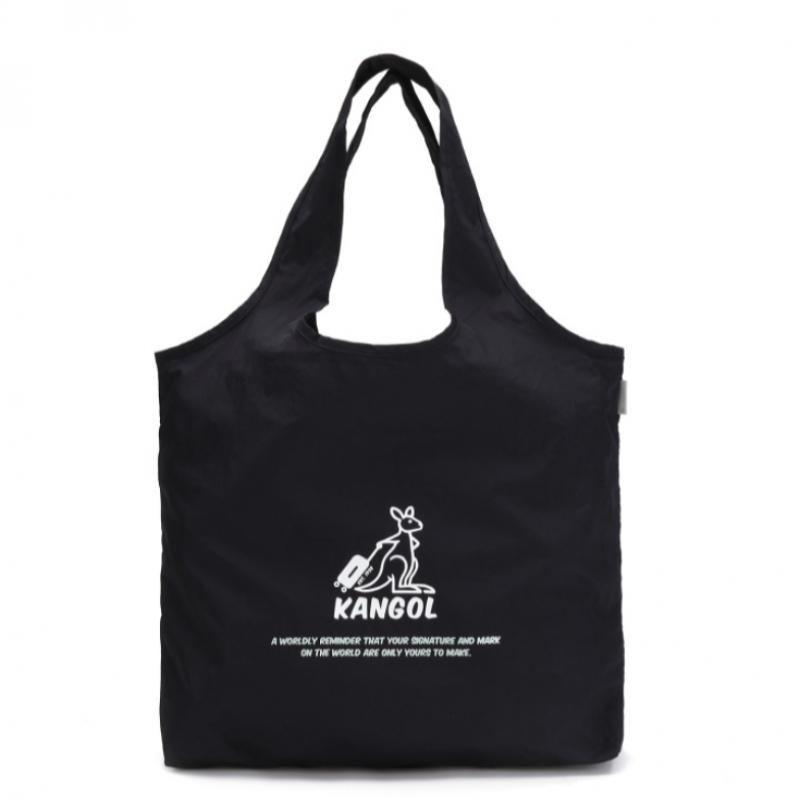 KANGOL Bolsa Plegable de Viaje Fácil Negra 4028