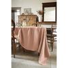 Nappe de table "Soline" 170 x 350 cm Lin lavé - Vieux Rose