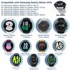 Original Strap for Samsung Watch 4 40mm 44mm 5Pro 45mm 42 46 Band Magnetic Buckle for Galaxy Watch 6 Classic 43mm 47mm Bracelet