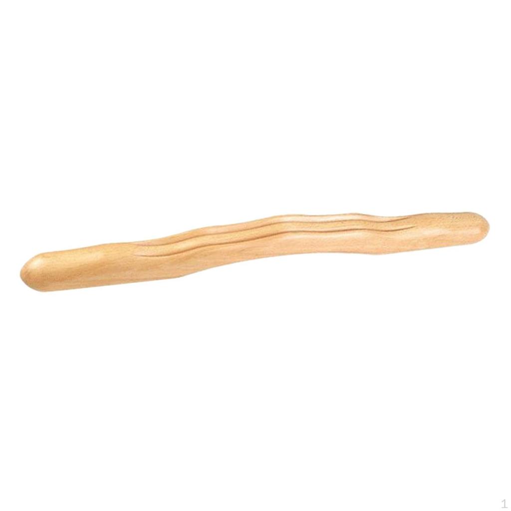 Handheld Wood Massage Roller Stick Body Professional for Thigh Waist Leg Back Neck