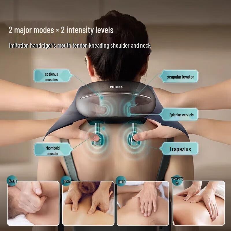 Philips Little Goldfish Neck and Shoulder Massager CN plug (adapter included)