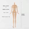 Joint Movable Make-up Doll Head Curly Hair Doll Body Humanoid Doll Supermodel Doll Body  Girls Gift