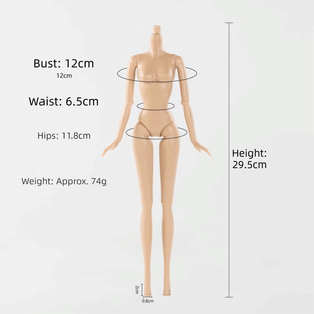 Joint Movable Make-up Doll Head Curly Hair Doll Body Humanoid Doll Supermodel Doll Body Girls Gift