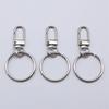 D Snap Lobster Clasp Hook Swivel Key Ring Fitting Keychain Making Accessories For Jewelry DIY Charm Bracelet