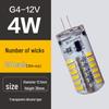 G4 12V LED High Brightness Small Bulb - Low Voltage Crystal Vanity Light