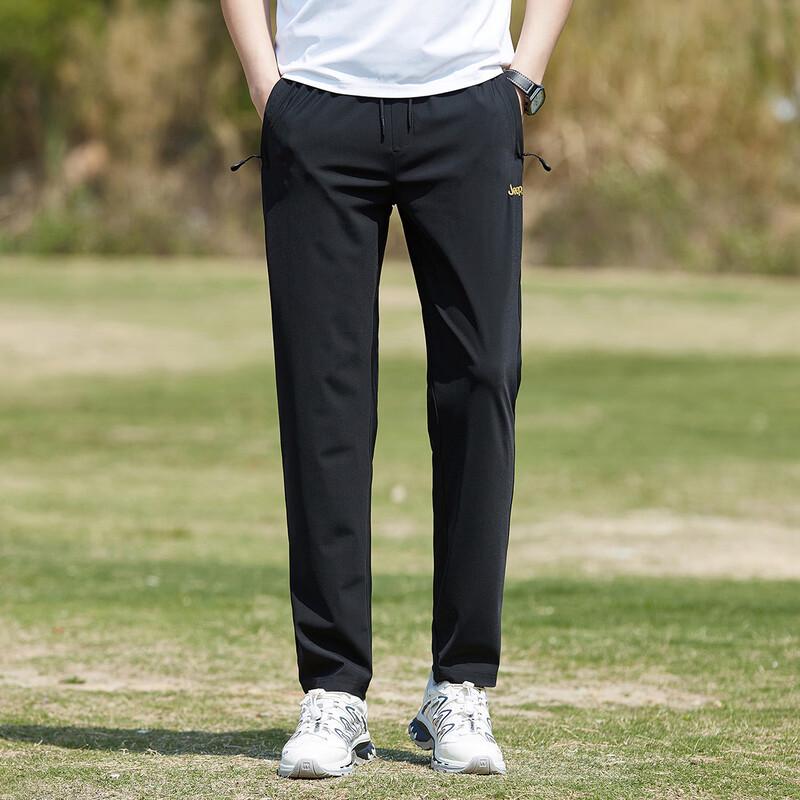 JEEP Men's Stretchy Straight-Leg Sport Pants