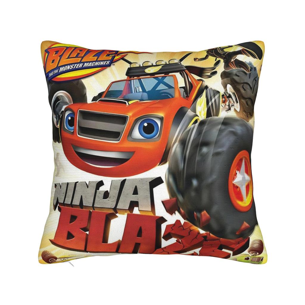 Blaze and the Monster Machines Pillowcase Merch Printed Cushion Cover Decor Throw Pillow Case Cover Home MultiSize