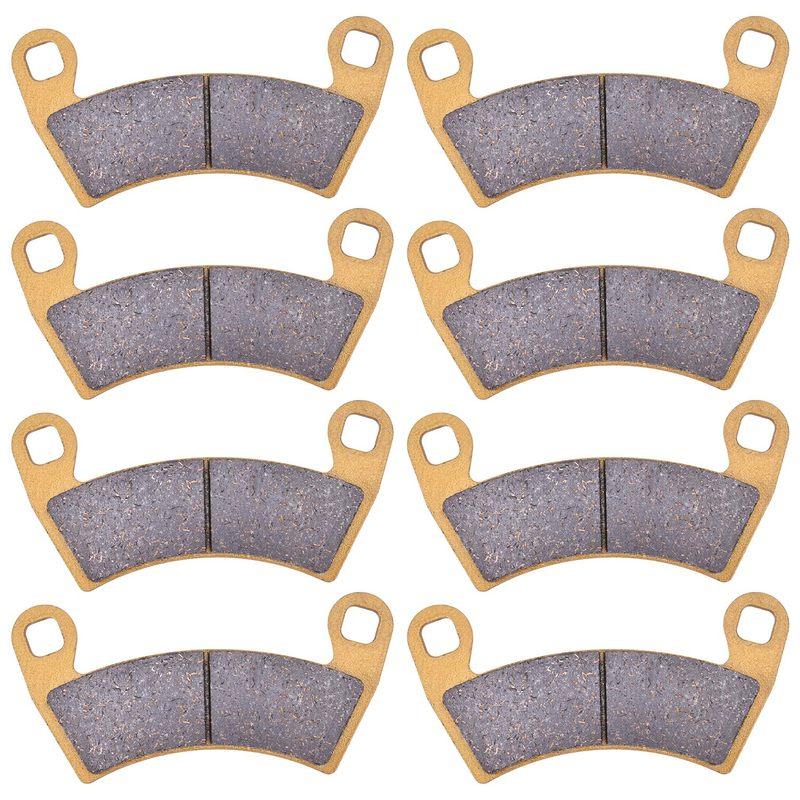 Front & Rear Brake Pad Set Ceramic for Polaris General XP 1000 / General 4 1000 /RZR 4 900 / RZR S 4 1000 900 /Ranger XP 1000/