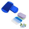 Silicone Ice Cube Tray with Lid for Large Cubes & Balls, Ideal for Home Bars