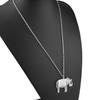 Elegant Retro Carved Elephant Necklace - Versatile Fashion Jewelry
